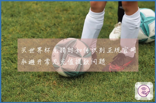 买世界杯竞猜时如何识别正规官网和避开常见充值提款问题