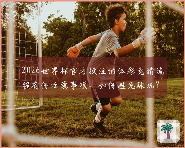 2026世界杯官方投注的体彩竞猜流程有何注意事项，如何避免踩坑？