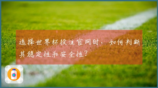 选择世界杯投注官网时，如何判断其稳定性和安全性？