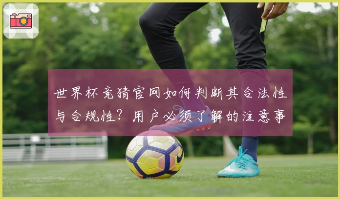 世界杯竞猜官网如何判断其合法性与合规性？用户必须了解的注意事项