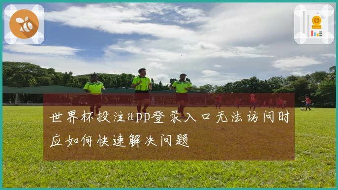 世界杯投注app登录入口无法访问时应如何快速解决问题