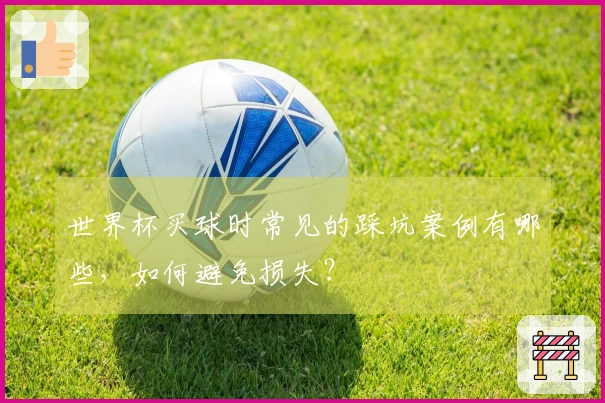 世界杯买球时常见的踩坑案例有哪些，如何避免损失？