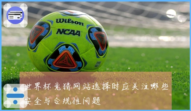 世界杯竞猜网站选择时应关注哪些安全与合规性问题