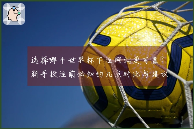 选择哪个世界杯下注网站更可靠？新手投注前必知的几点对比与建议